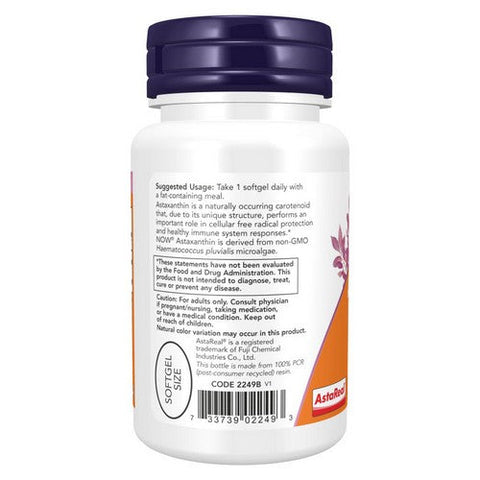 Now Foods, Astaxanthin, 10 mg, 30 Softgels Now Foods
