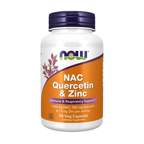 Now Foods, Nac With Quercetin & Zinc, 90 VegCaps Now Foods