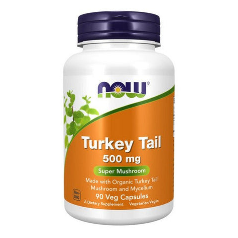 Now Foods, Turkey Tail, 500 mg, 90 VegCaps Now Foods