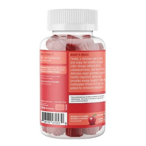 SUKU Vitamins, Appley Ever After Apple Cider Vinegar, 50 Gummies SUKU Vitamins