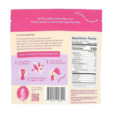 Blender Bombs, Goji Coconut Acai, 5.7 Oz Blender Bombs