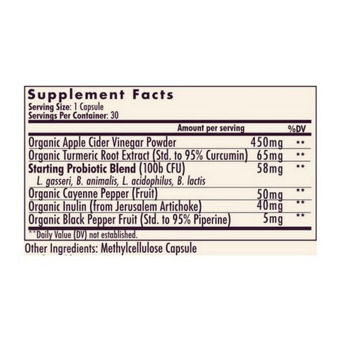 Ladybug Potions, Literally Feel Great Apple Cider Vinegar Plus, 30 Capsules Ladybug Potions