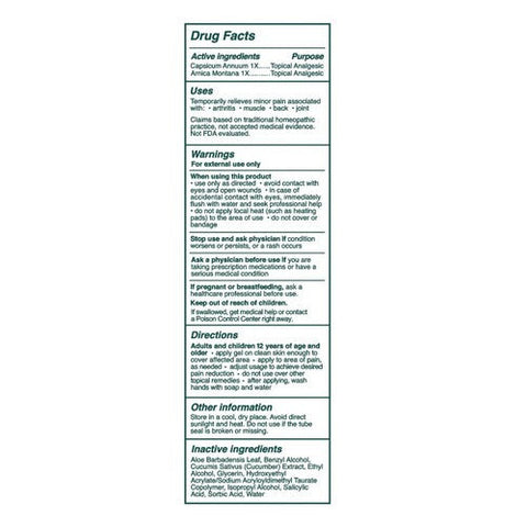 Capsiva, Arthritis Pain Relief Gel, 3 Oz Capsiva
