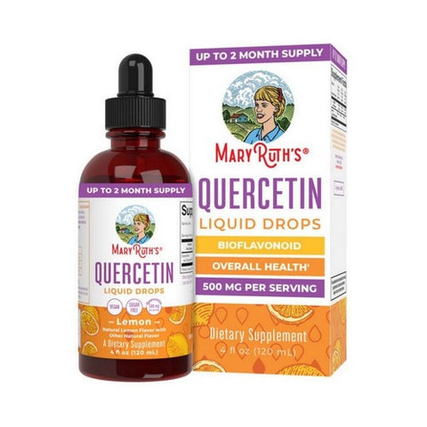 MaryRuth's, Organic Quercetin Liquid Drops Lemon, 4 Oz MaryRuth's