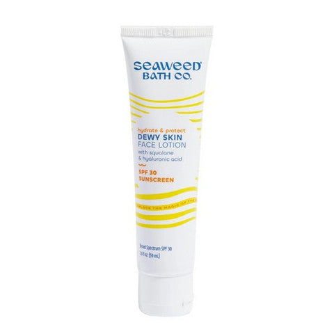 Seaweed Bath Co, Dewy Skin Face Lotion SPF 30 Sunscreen, 2 Oz Seaweed Bath Co