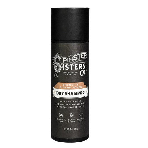 Spinster Sisters Co, Brunette And Dark Tones Dry Shampoo, 3 Oz Spinster Sisters Co