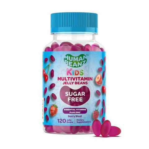 Human Beanz, Kids Multivitamin Sugar Free Berry Blast, 120 Count Human Beanz