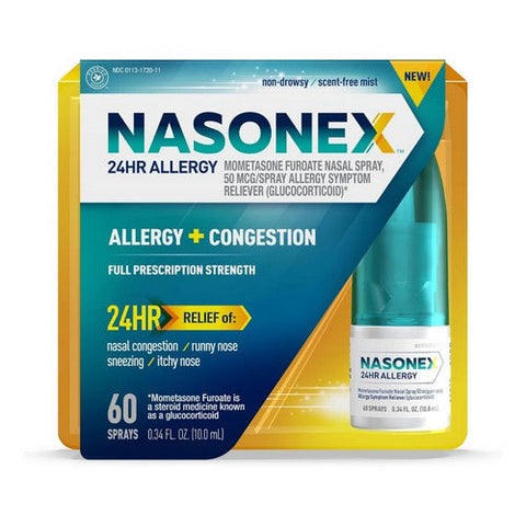 ScarAway, 24Hr Allergy + Congestion Nasal Spray, 60 Sprays ScarAway