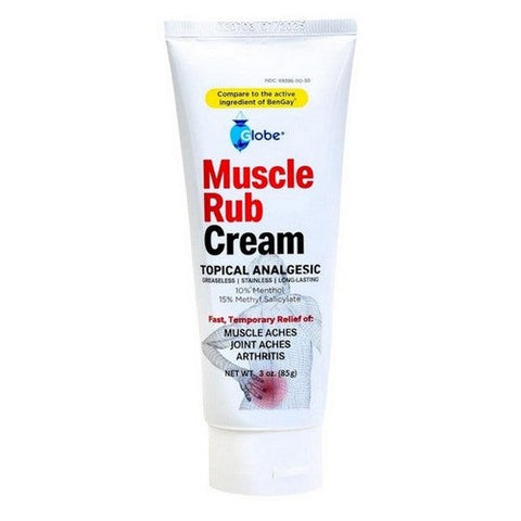 Globe, Muscle Rub Cream, 3 Oz Globe
