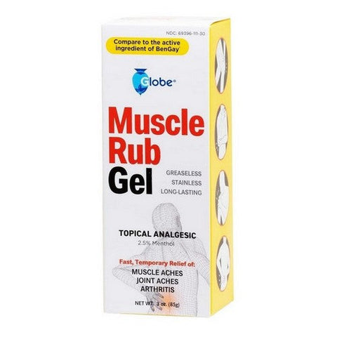 Globe, Muscle Rub GeL, 3 Oz Globe