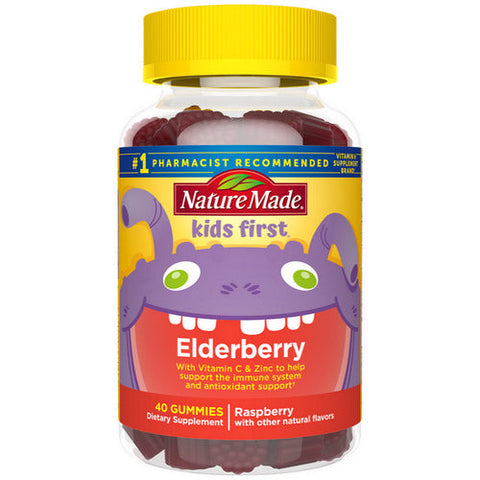 Nature Made, Kids First Elderberry, 40 Gummies Nature Made
