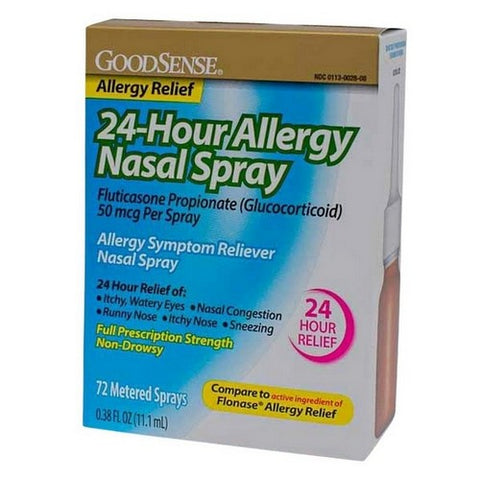 ScarAway, 24 Hour Allergy Nasal Spray Fluticasone Propionate, 11.1 mL ScarAway