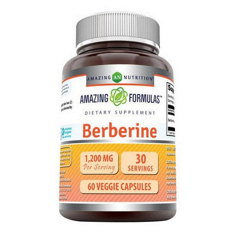 Amazing Nutrition, Amazing Formulas Berberine, 60 Veggie Capsules Amazing Nutrition