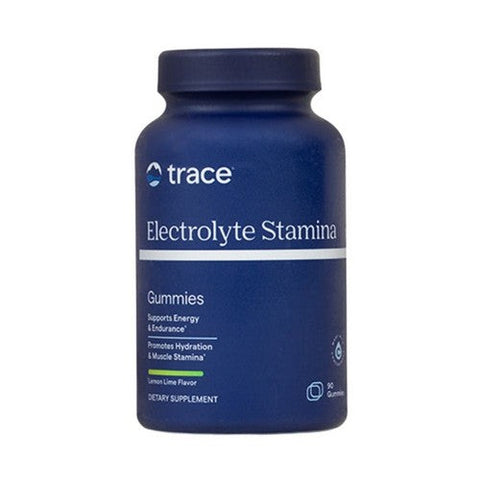 Trace Minerals, Electrolyte Stamina Gummies Lemon Lime Flavor, 263 mg, 90 Count Trace Minerals