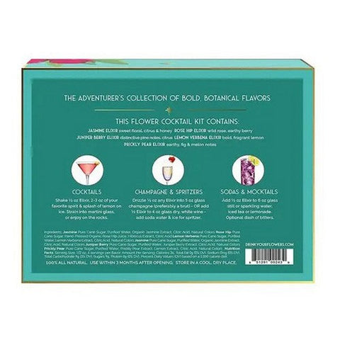 The Humble Co, Floral Elixir The Botanist Floral Cocktail Kit, 5 Count (2 Oz) The Humble Co