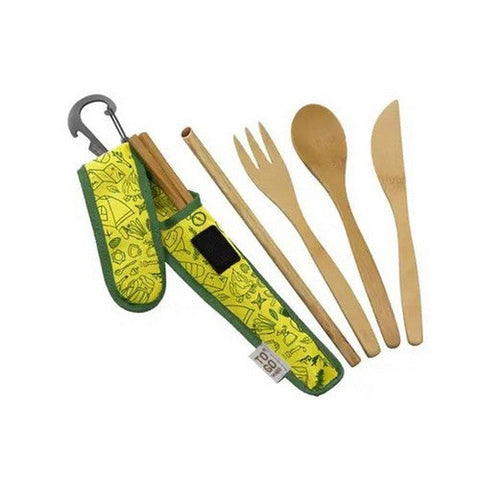 To-Go Ware, Premium Utensil Happy Camper Print, 1 Count To-Go Ware