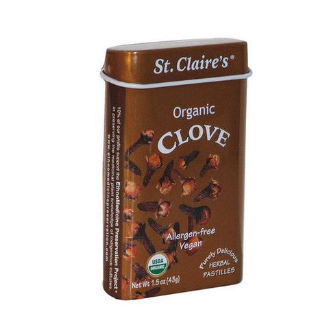The Humble Co, Organics Clove Pastilles, 1.5 Oz St. Claire's