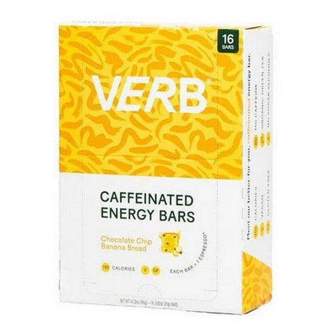 The Humble Co, Chocolate Chip Banana Bread Caffeinated Energy Bar, 16 Count The Humble Co