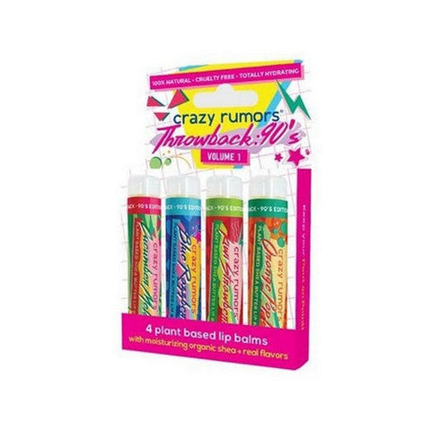 The Humble Co, Throwback 90's Mix Lip Balm, 4 Count (0.15 Oz) The Humble Co
