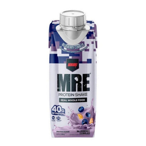 JST WRK Energy, MRE Protein Shake Blueberry Cobbler, 12 Count JST WRK Energy
