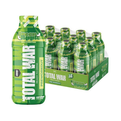 JST WRK Energy, RedCon1 Total War Green Apple, 12 Count JST WRK Energy