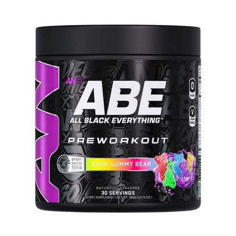 ABE, Ultimate Pre Workout Sour Gummy Bear, 390 Grams ABE