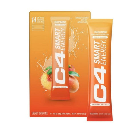 Cellucor, C4 Smart Energy Peach Mango, 14 Count Cellucor