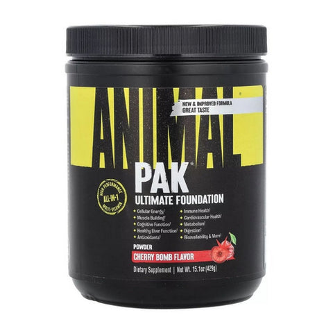 Universal Nutrition, Animal Pak Powder Cherry Bomb, 429 Grams