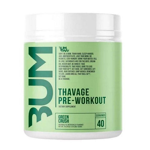 Raw Nutrition, CBUM Thavage Pre-Workout Green Crush, 516 Grams Raw Nutrition