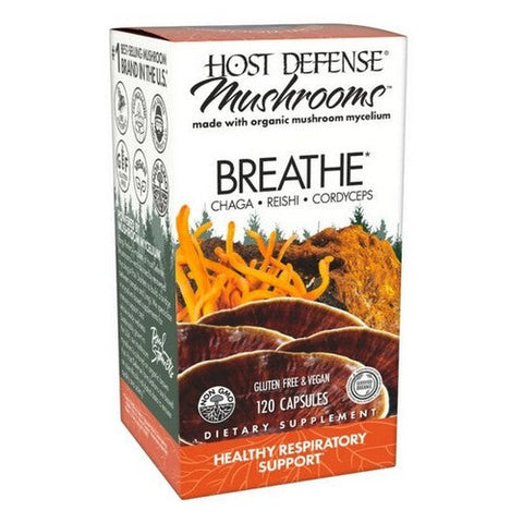 Host Defense, Breathe Capsules, 120 Count Host Defense