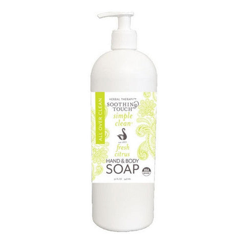 Soothing Touch, Fresh Citrus Hand And Body Soap, 32 Oz Soothing Touch