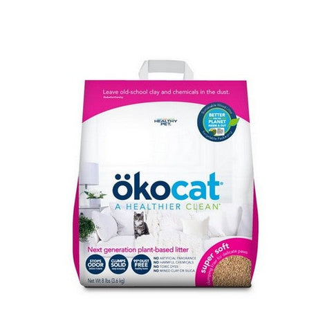 Okocat, Okocat Super Soft Clumping Wood Cat Litter, 8 Lbs Okocat