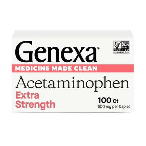 Genexa, Acetaminophen Extra Strength, 100 Count Genexa