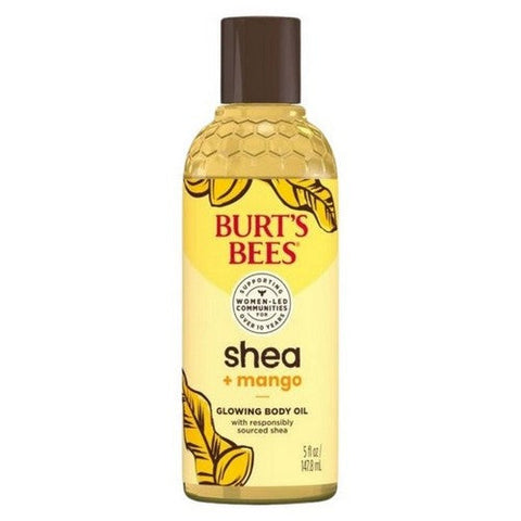 Burts Bees, Shea And Mango Glowing Body Oil, 5 Oz Burts Bees