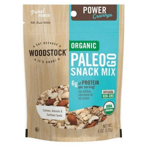Woodstock, Organic Paleo Go Snack Mix, 6 Oz (Case Of 8) Woodstock