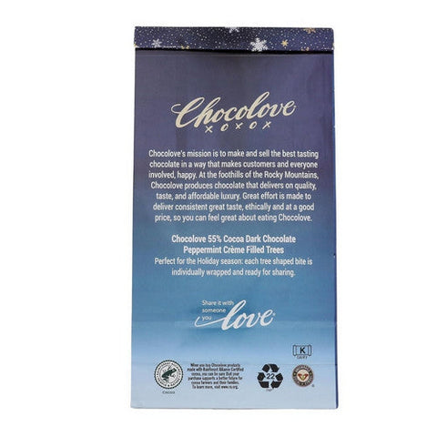 Chocolove, Cocoa Dark Chocolate Peppermint Bites, 7.05 Oz (Case Of 8) Chocolove