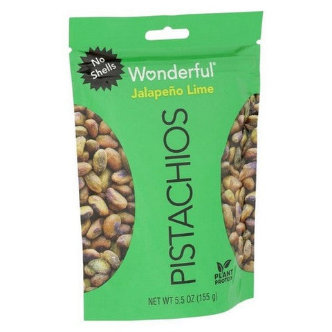 Wonderful Pistachios, Jalapeno Lime Pistachios, 5.5 Oz Wonderful Pistachios