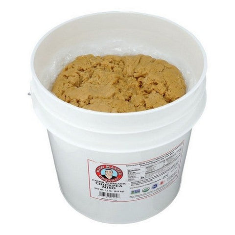 Miso Master, Organic Premium Millet Chickpea Miso With Rice Koji Bucket, 15 Lb Miso Master