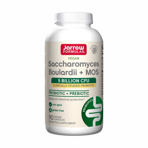 Jarrow Formulas, Saccharomyces Boulardii Plus MOS, 5 Billion CFU, 90 Caps Jarrow Formulas