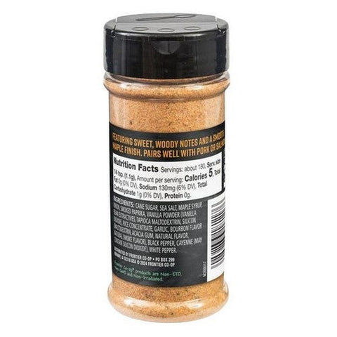 Frontier Coop, Maple Vanilla Bourbon Dry Rub, 6.98 Oz Frontier Coop