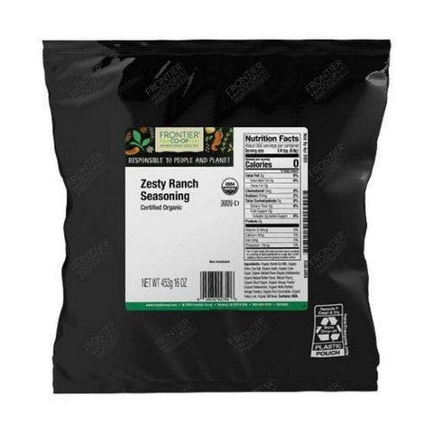 Frontier Coop, Organic Zesty Ranch Seasoning, 1 Lb