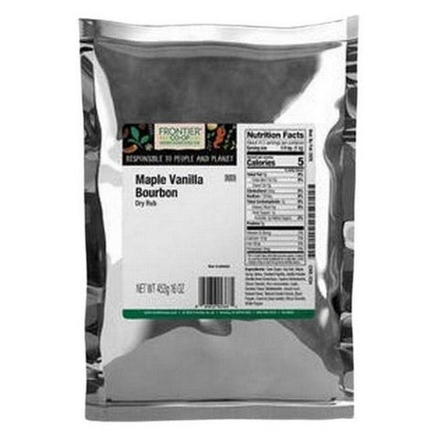 Frontier Coop, Maple Vanilla Bourbon Dry Rub, 1 Lb