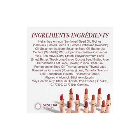 Mineral Fusion, Peach Bellini Lip Stick, 0.13 Oz Mineral Fusion