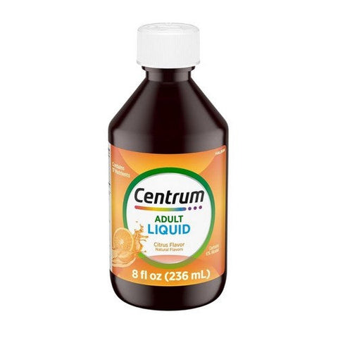 Caltrate, Adults Multivitamin Liquid Citrus Flavor, 8 Oz Caltrate