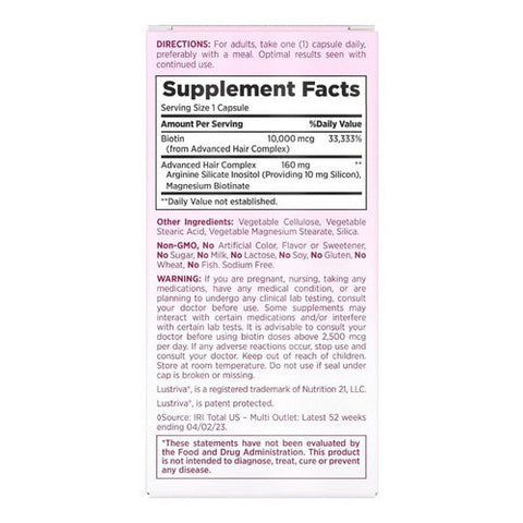 Nature's Bounty, Hair Growth Capsules, 30 Count Nature's Bounty