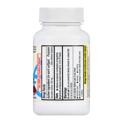Foster And Thrive, Regular Strength Stool Softener, 100 Mg, 100 Softgels Foster And Thrive