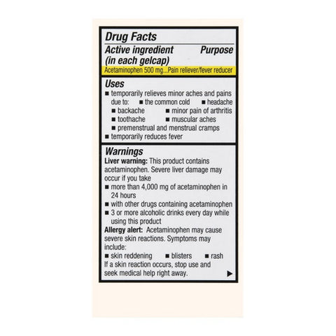 Foster And Thrive, Extra Strength Pain Relief, 500 Mg, 24 Caps Foster And Thrive