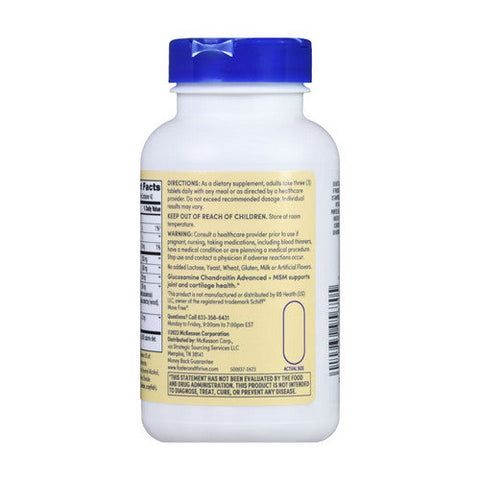 Foster And Thrive, Glucosamine Chondroitin Advanced Plus, 1500 Mg, 120 Tabs Foster And Thrive