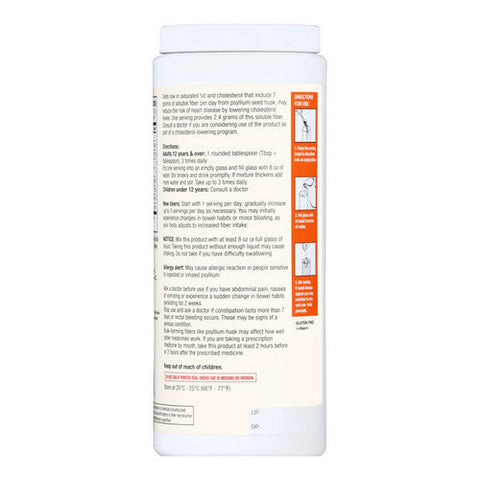 Foster And Thrive, Fiber Powder Original Texture Orange, 19 Oz Foster And Thrive