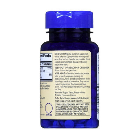 Foster And Thrive, Folic Acid, 800 Mcg, 250 Tabs Foster And Thrive